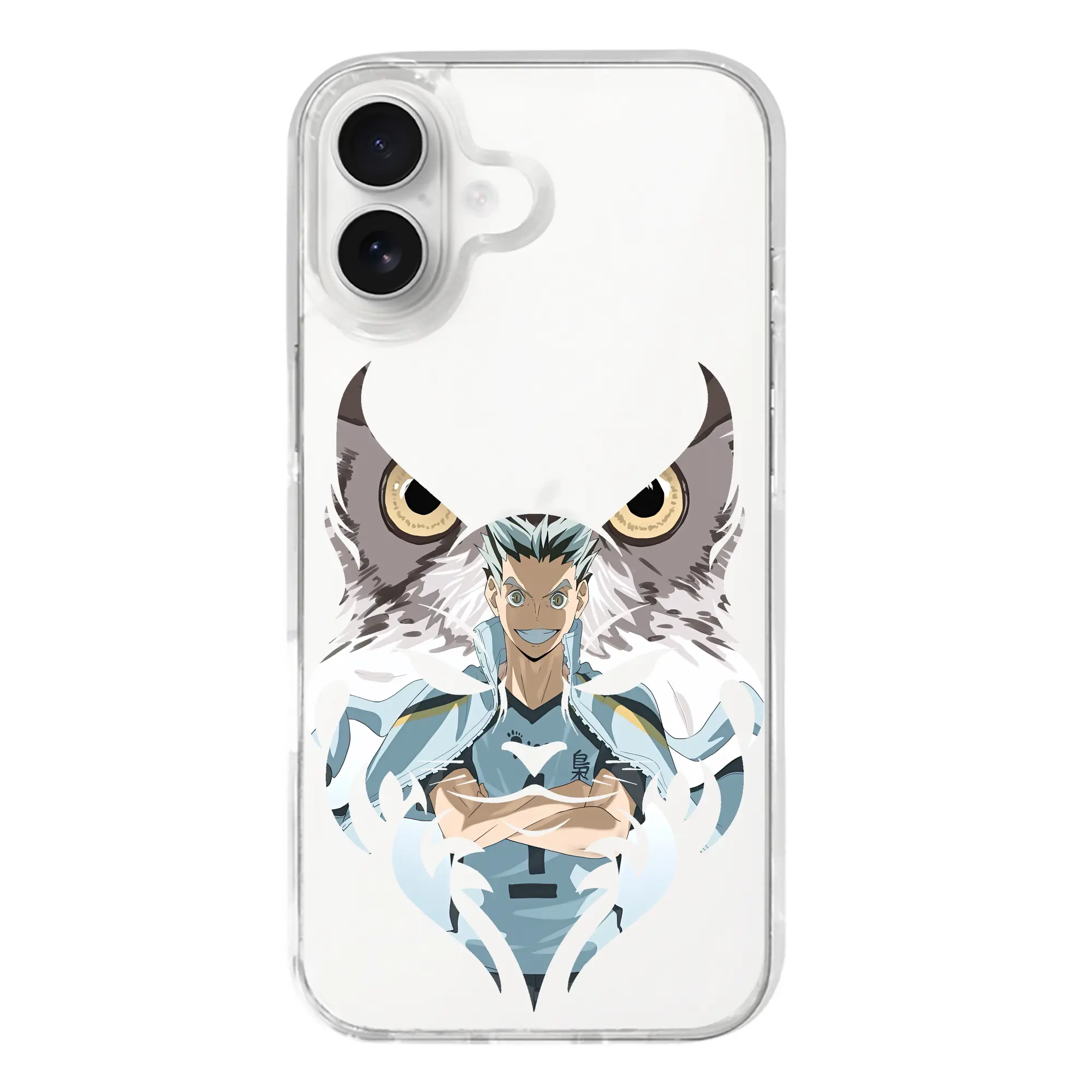 ハイキュー!! グッズ,木兎光太郎 - iPhone 17シリーズ 透明スマホケース – 薄型・耐衝撃・精密フィット保護カバー